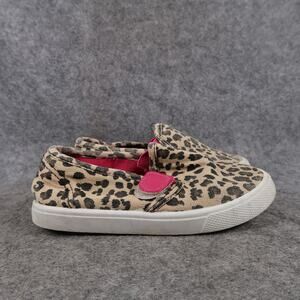 Swiggles Shoes Toddler 9 Sneakers Leopard Animal Print Casual Flat Slip On Kids